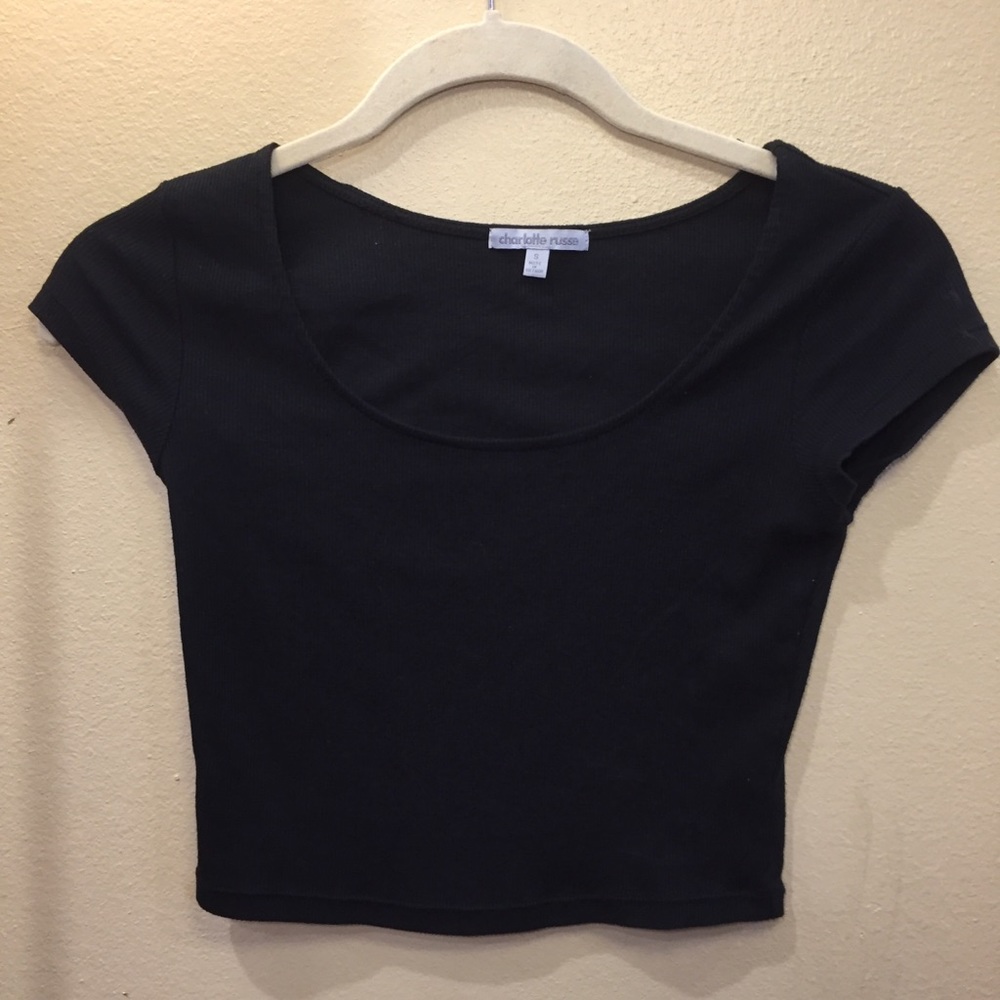 Ribbed Charlotte Russe Crop Top